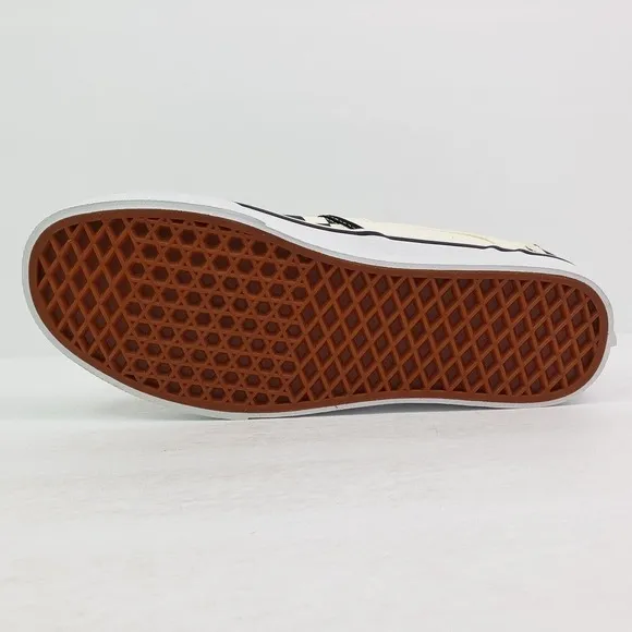 Vans Asher Womens Size 11 Black White Checkerboard Slip On Skate Sneaker Shoes