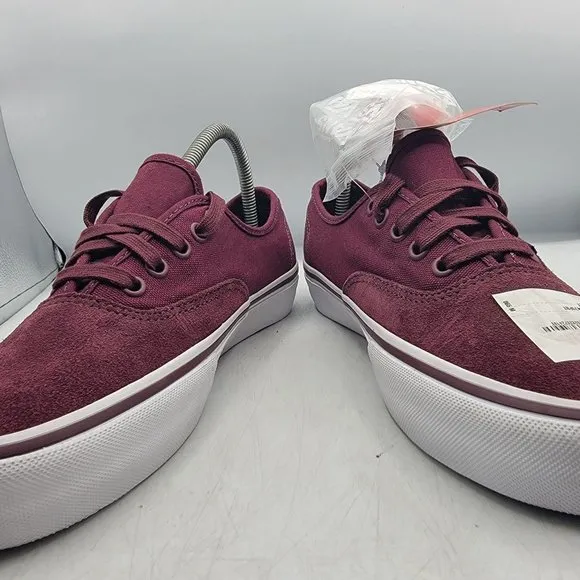 Vans Authentic Pro Burgundy Port Sneaker Shoes Low Top Casual Comfort