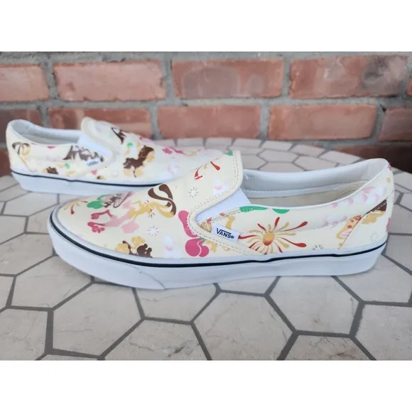 Vans Classic Slip On Get Outdoors Classic Trippy Mountain White Size 10 Men New