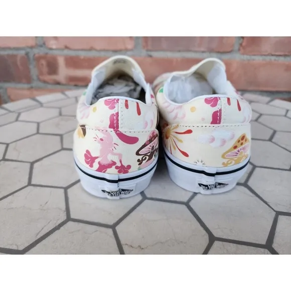 Vans Classic Slip On Get Outdoors Classic Trippy Mountain White Size 10 Men New