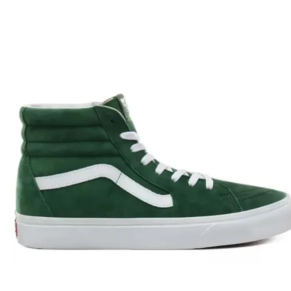Vans Hi Tops green Vans lace up sneakers trendy geeen color Vans shoes men’s 7.5