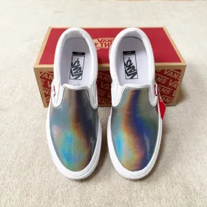 VANS Iridiscent Slip On Skate Sneaker Shoes