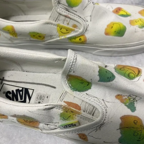 Vans Men's 13 Smiley Slip On