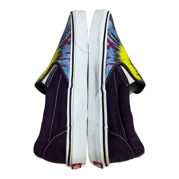 Van's Off the Wall Mysterioso Tie-Dye Slip On Shoes Women's Size 11 Mens 9.5