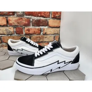 Vans Old Skool Bolt Shoes Two Tone Black White Knu Men Sz 13 Vn0009q5bmw
