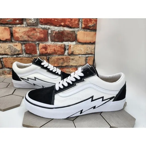 Vans Old Skool Bolt Shoes Two Tone Black White Knu Men Sz 13 Vn0009q5bmw