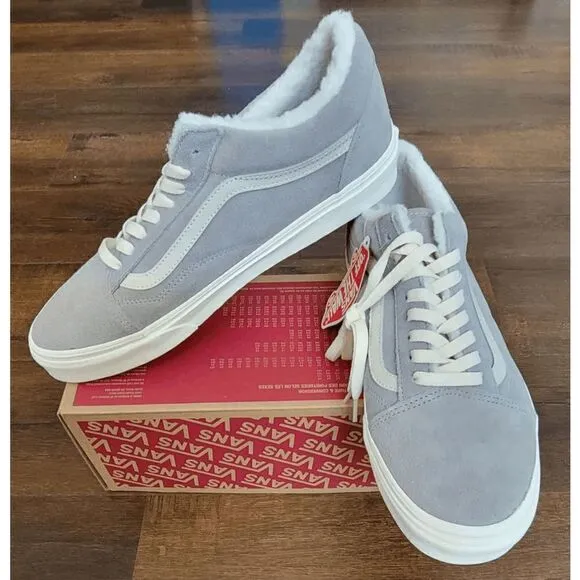 vans old skool cozy hug drizzle/mashmal women size 8.5
