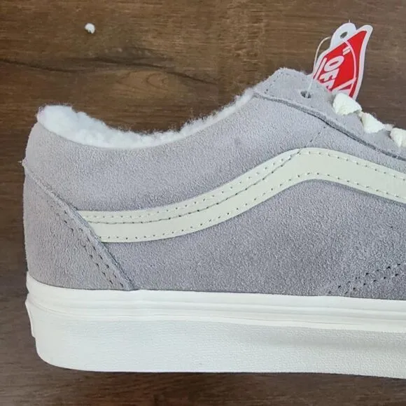 vans old skool cozy hug drizzle/mashmal women size 8.5