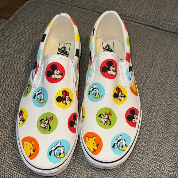 Vans Shoes Mens Vans Disney 50th Classic Slip On Sneakers