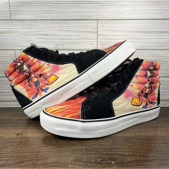 Vans Sk8-Hi LX Boogie‎ Snorkel Multicolor Shoes - M 9.5 - W 11