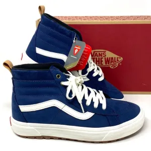 VANS Sk8-Hi MTE-1 Shoe High Top White Blue Nubuck Women's Size Boots VN0A5HZYA07