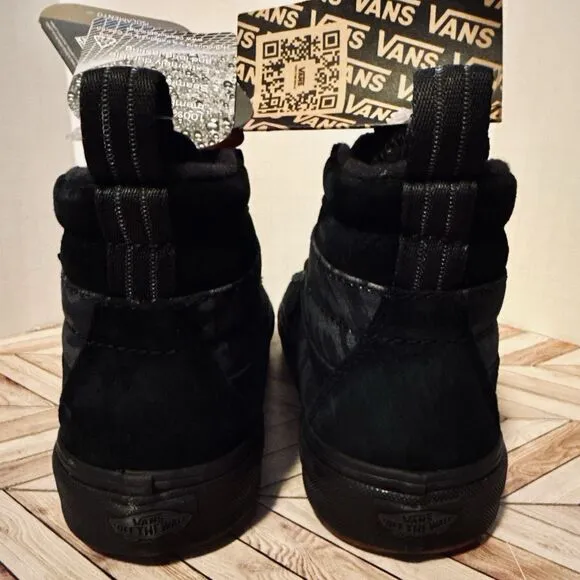 VANS Sk8-Hi MTE 2 Black Camo Mono Defcon Hydroguard M 6.5 W 8 Sneakers Boots