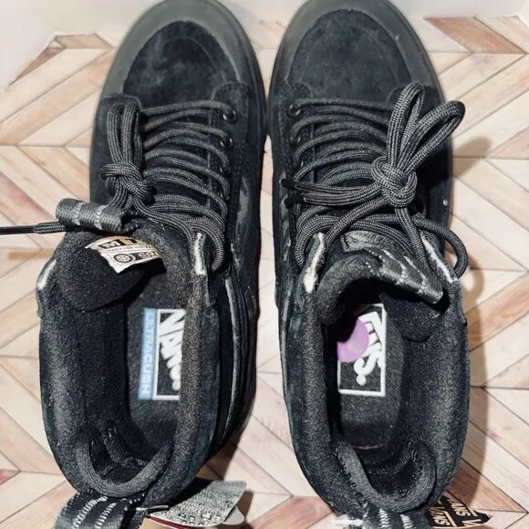 VANS Sk8-Hi MTE 2 Black Camo Mono Defcon Hydroguard M 6.5 W 8 Sneakers Boots