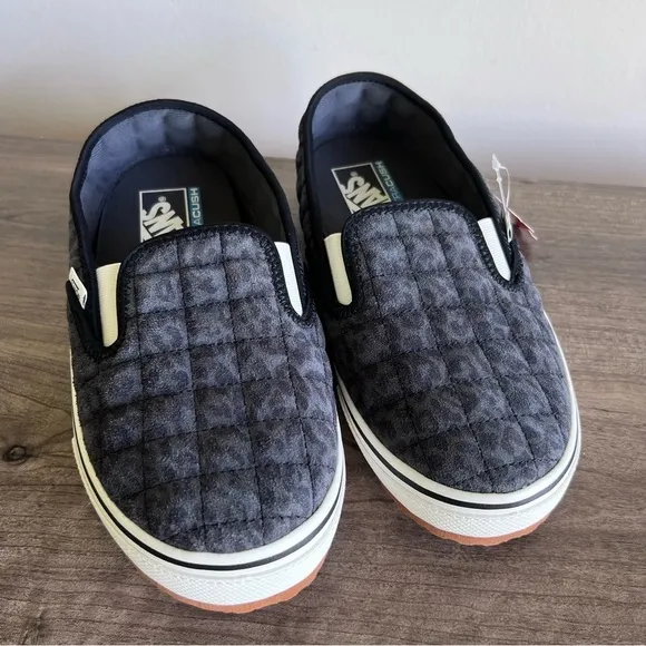 Vans Slip Er Asphalt Marshmallow Leopard Print Unisex Shoe Size 7 or 9 SKU#24421