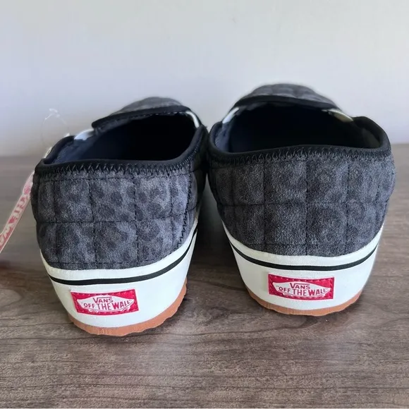 Vans Slip Er Asphalt Marshmallow Leopard Print Unisex Shoe Size 7 or 9 SKU#24421