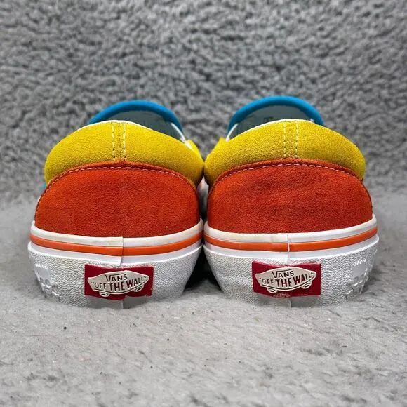 Vans The Simpsons x Bart Slip-On Pro Mens Size 6 Sneaker Shoes Blue Yellow