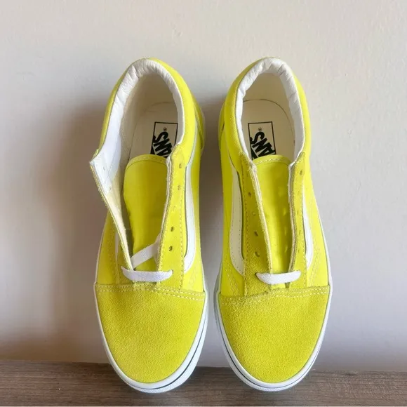 VANS Youth Old Skool Lemon Tonic Shoe Size 3 #341A
