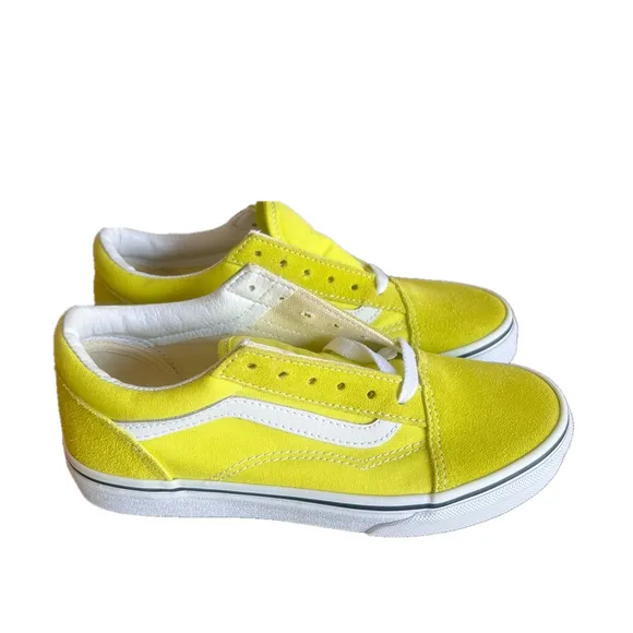 VANS Youth Old Skool Lemon Tonic Shoe Size 3 #341A