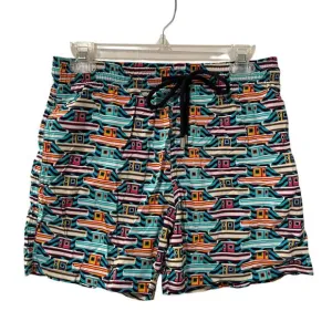 Vilebrequin St-Tropez Boat Print Swim Trunks Multicolor Large