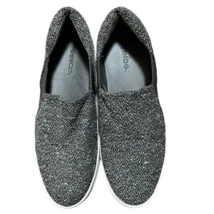 Vince Blair Gray Wool Tweed Boucle Platform Slip On Shoes Sneaker Size 7