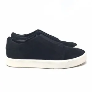 Vince Suede Cantara Sneakers Women's Black White Suede Slip On Shoes Size 6