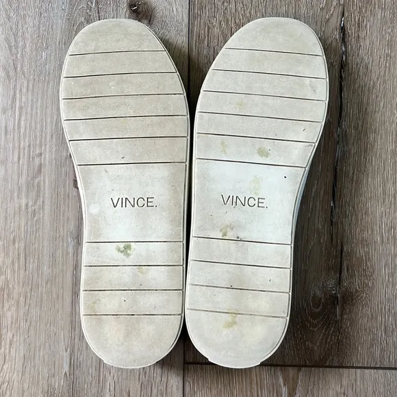 Vince Suede Slip On Shoes Taupe