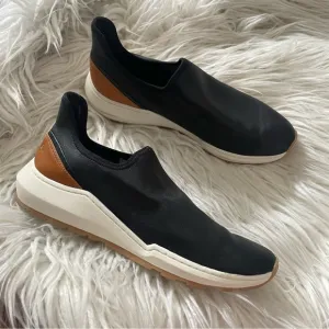 Vince Womens Shoes Vince Marlon Leather Slip-On Sneakers size ladies 8.5‎