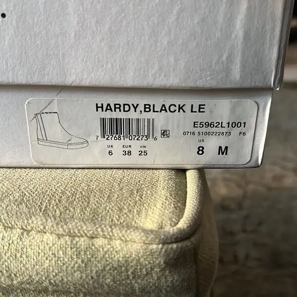 Vince black suede sneaker boots with sheep fur lining. Super cozy.