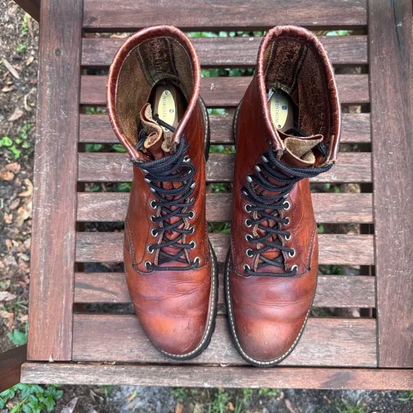 Vintage 70s 80s Red Wing Irish Setter 8” Boot 890 Size 12 A Brown Tan