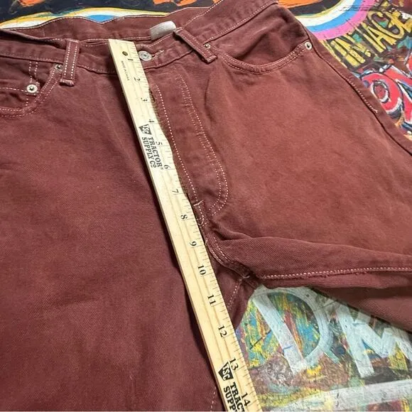 Vintage 90s Levi’s 501 Button-Fly Brown Jeans - Men’s W33 L32  - Made in Mexico