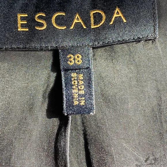 Vintage Escada Oversized Boxy Wool Single Breast Blazer -38 (approx M)