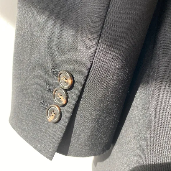 Vintage Escada Oversized Boxy Wool Single Breast Blazer -38 (approx M)