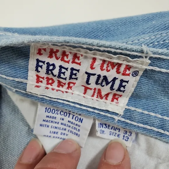 Vintage free time bell bottom / flare jeans size 13