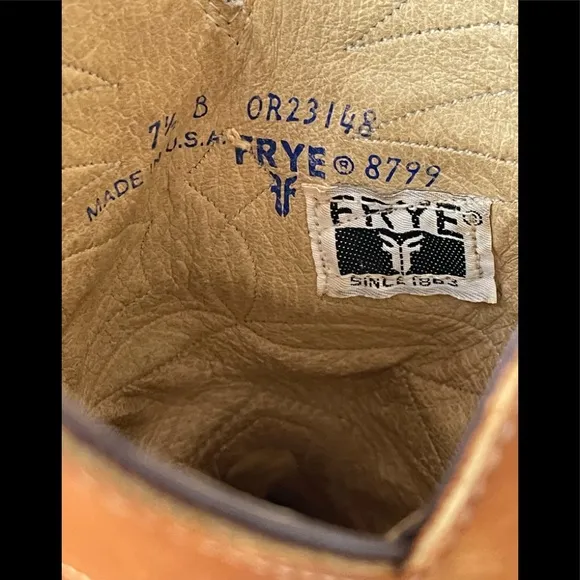 Vintage Frye heeled boots