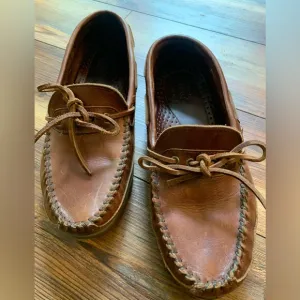 Vintage GH Bass Loafer Boat Shoe Sz 9M Leather Casual Preppy R324