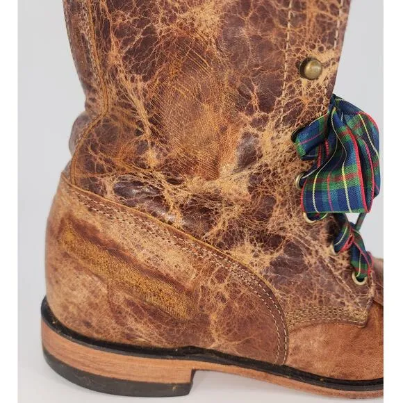 Vintage Justin Leather Roper Boots BRL50 Women’s 9.5B