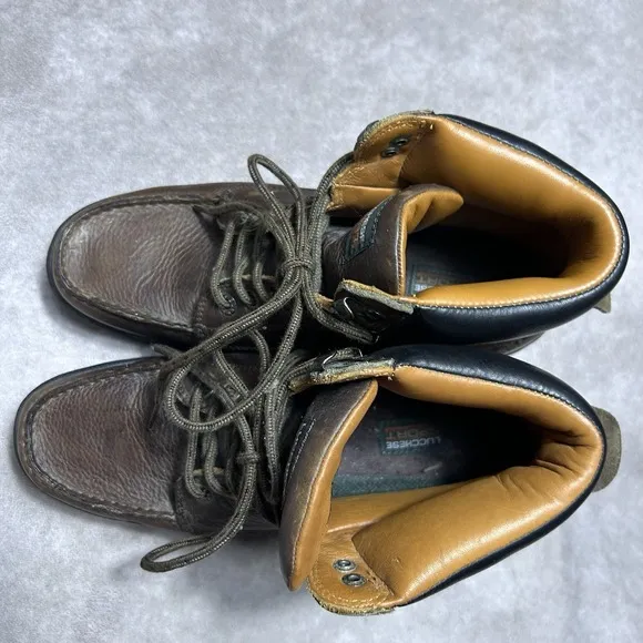 Vintage Lucchese Sport Leather Boots - Men's 9.5B | Rugged Western | S5015