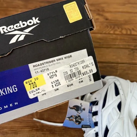 Vintage men’s 1999 Reebok Walk Dmx rare NEW dead stock mens size 9 wide