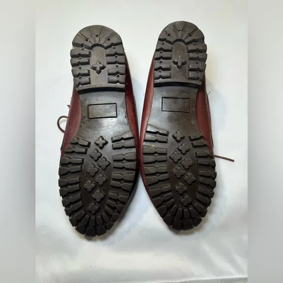VINTAGE POLO RALPH LAUREN LOW CUT LEATHER RANGER BOOT DECK BOAT SHOES SIZE 8