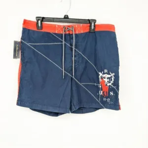 Vintage Polo Ralph Lauren Swim Shorts Men Size XL Nautical Anchor Pony Logo Y2K