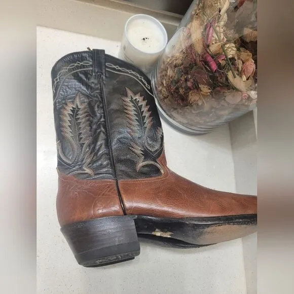 Vintage Tony Lama Cowboy Western 6374 Men’s Boots Size 10.5 D