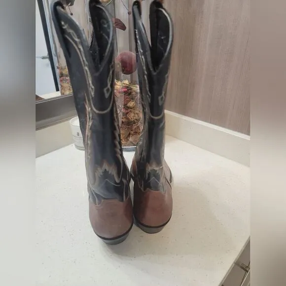 Vintage Tony Lama Cowboy Western 6374 Men’s Boots Size 10.5 D