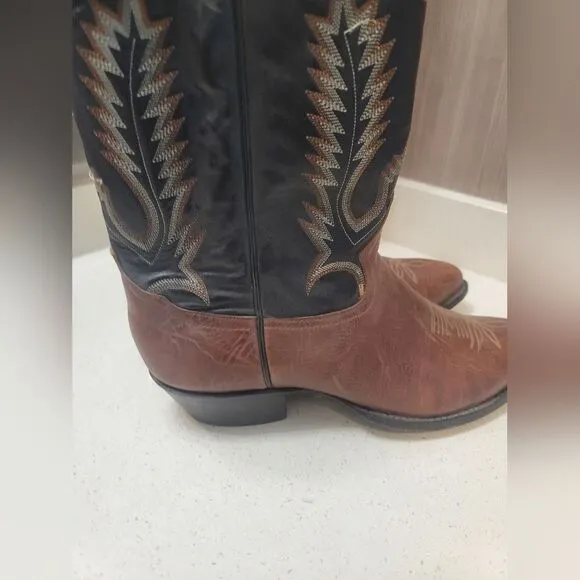 Vintage Tony Lama Cowboy Western 6374 Men’s Boots Size 10.5 D