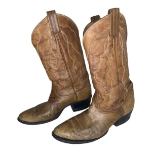 Vintage Tony Lamas Leather Cowboy Boots
