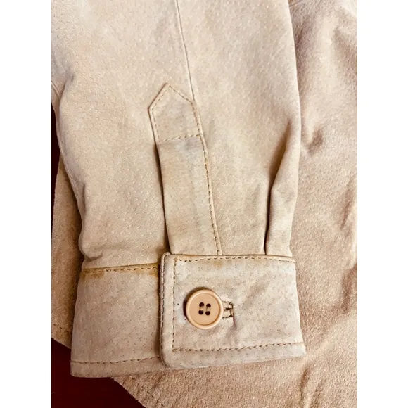 Vintage Unisex Bagatelle Tan Leather Shirt Jacket AUTHENTICATED BY GRAILED - M