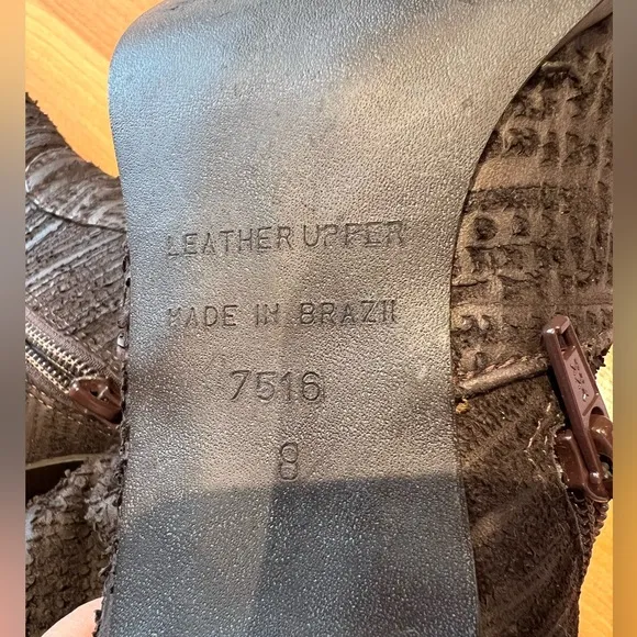 Vintage Werner Leather Boots Size 8