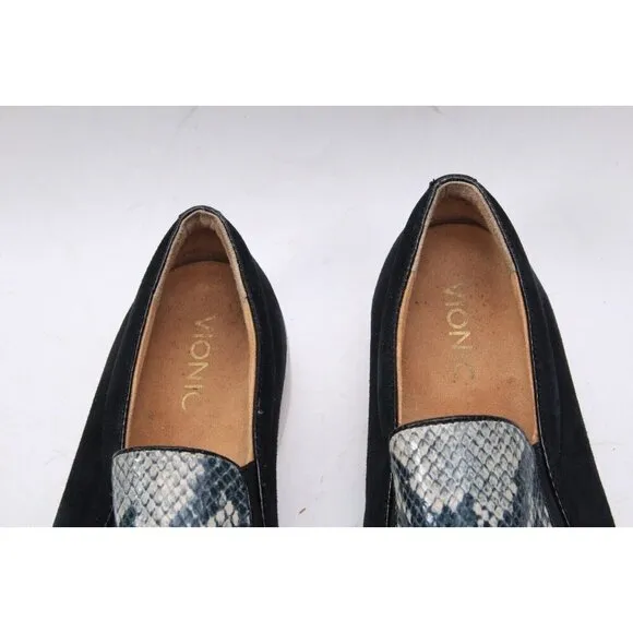 Vionic Splendid Midi Slip On Sneaker Casual Faux Snake Women's Shoes Sz 10