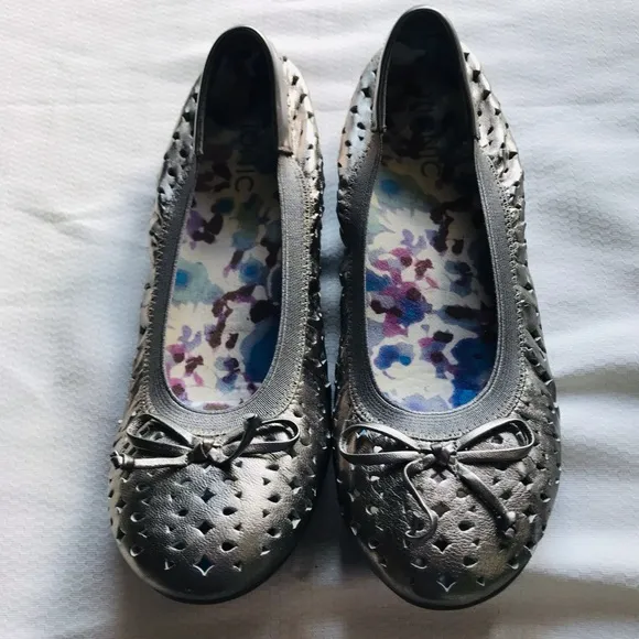Vionic Women's Spark Surin Ballet Flat Pewter
