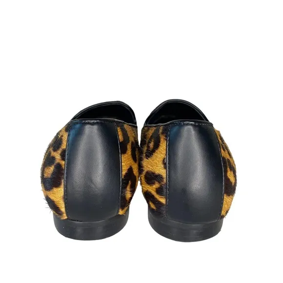 Vionic Women's Willa slip on Flat Shoes Size 6.5 Leopard Calf Hair
