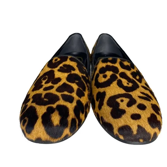 Vionic Women's Willa slip on Flat Shoes Size 6.5 Leopard Calf Hair